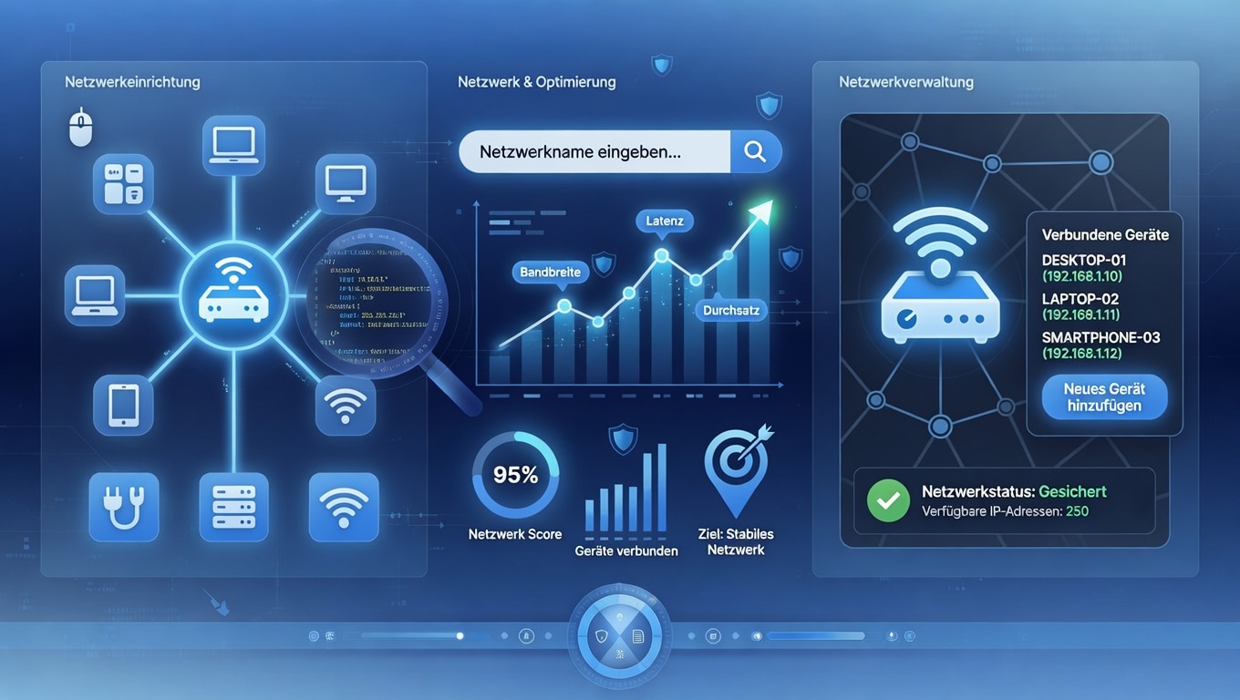 Netzwerkeinrichtung – Innovate Systems Wuppertal
