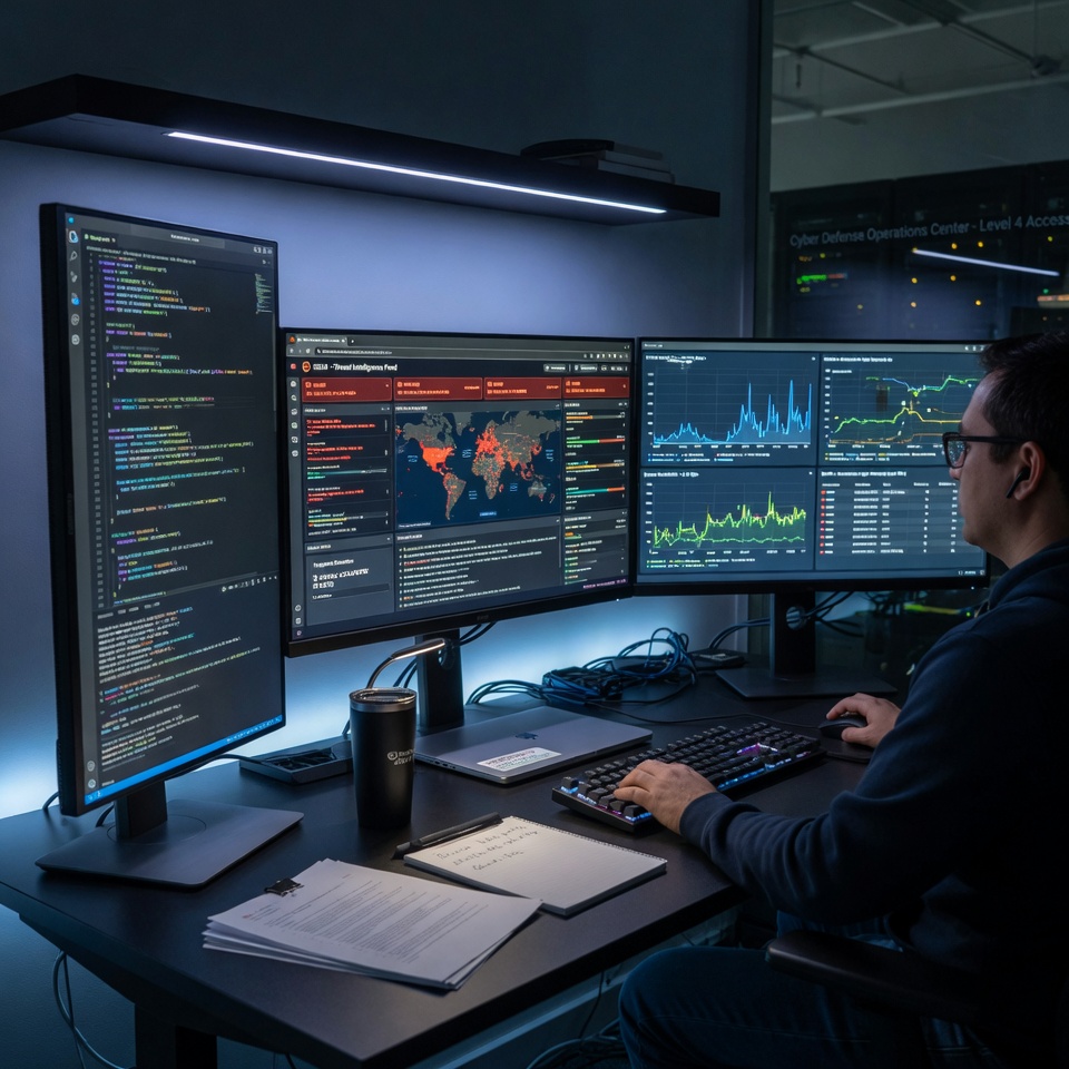 IT-Spezialist bei der Arbeit